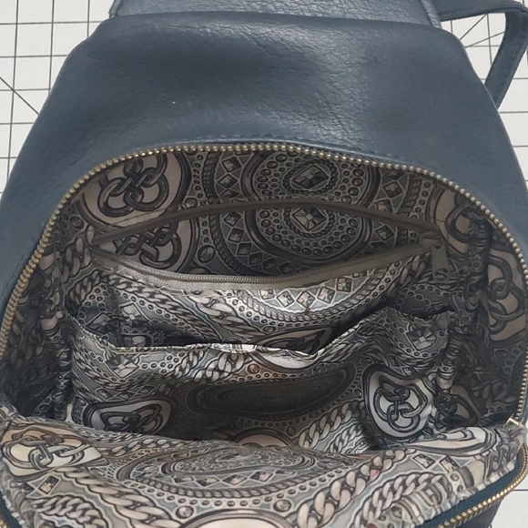 Stylish Blue Mini Backpack - Picture 3 of 11